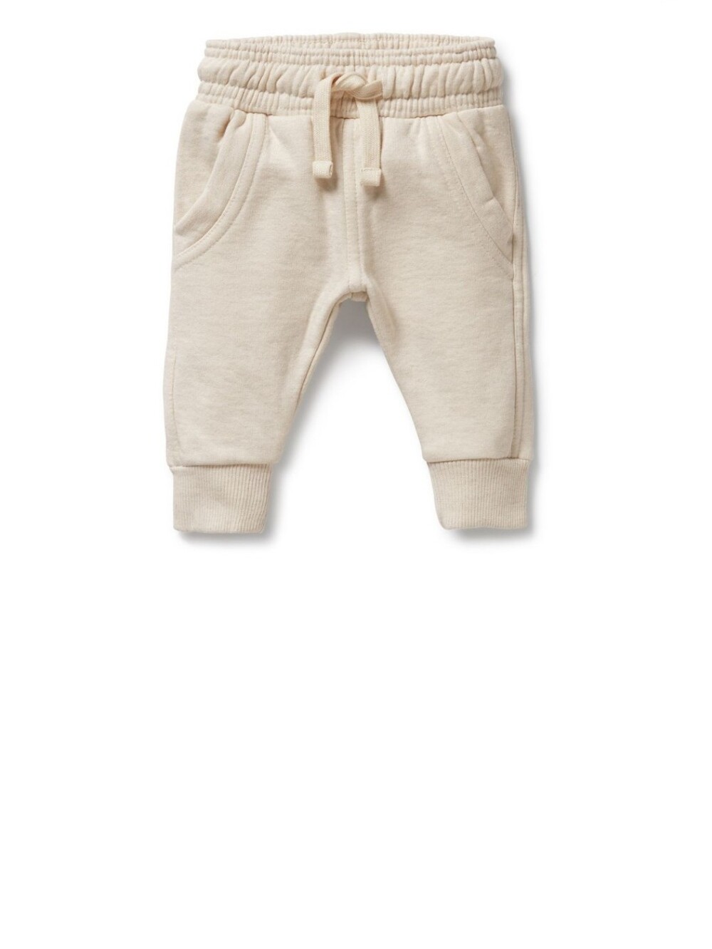 Kids Neutral Cream Jogger Pants